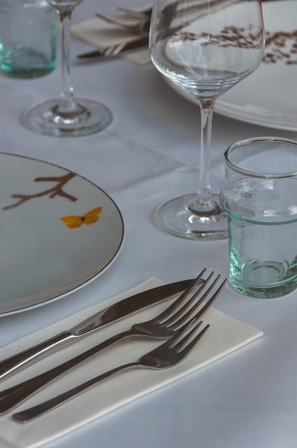 Free download table set table cutlery plate free picture to be edited with GIMP free online image editor