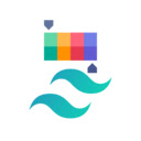 Tailwind gradient picker  screen for extension Chrome web store in OffiDocs Chromium