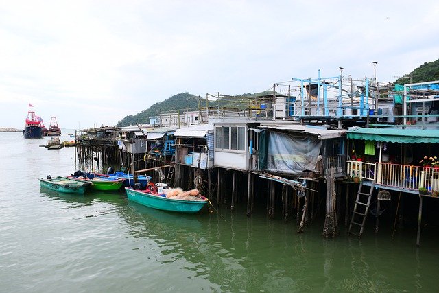 Free download tai o village asia boat lantau free picture to be edited with GIMP free online image editor