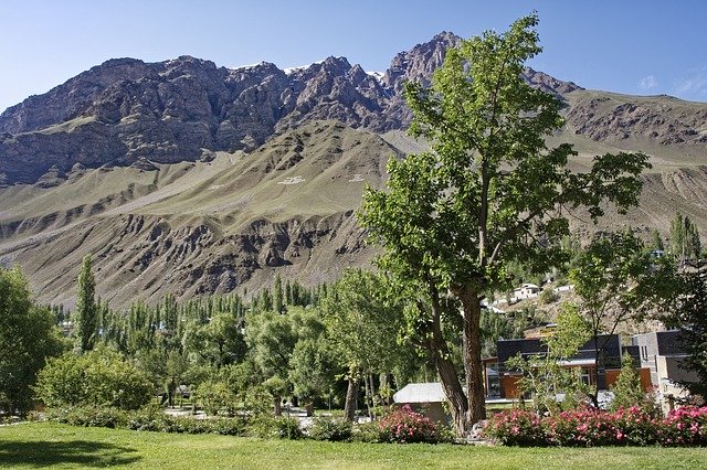 Template Photo Tajikistan Khorugh Botanical -  for OffiDocs