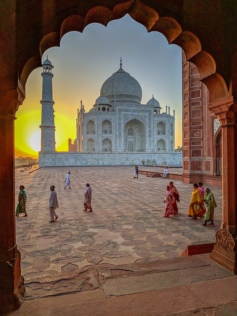 무료 다운로드 Taj Mahal India Monument - 무료 사진 또는 GIMP 온라인 이미지 편집기로 편집할 수 있는 사진