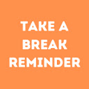Take A Break Reminder  screen for extension Chrome web store in OffiDocs Chromium