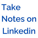 Take notes on Linkedin  screen for extension Chrome web store in OffiDocs Chromium