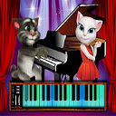 Talking Tom Piano Time  screen for extension Chrome web store in OffiDocs Chromium
