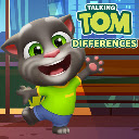 Talking Tom Spot Differences  screen for extension Chrome web store in OffiDocs Chromium