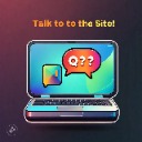 Talk to the Site!  screen for extension Chrome web store in OffiDocs Chromium