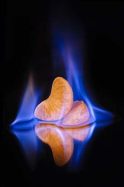 Téléchargement gratuit d'une image gratuite de feu de flamme de nourriture de fruit de mandarine à modifier avec l'éditeur d'images en ligne gratuit GIMP