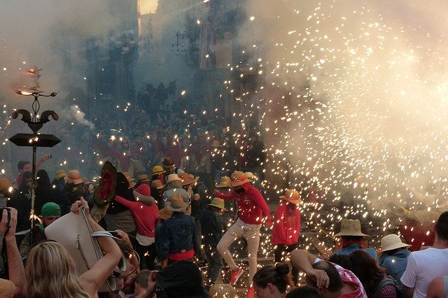 Free download Tarragona Diables Correfoc Santa -  free photo or picture to be edited with GIMP online image editor
