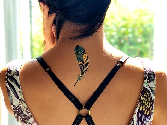 Шаблон фото татуювання на спині людини - для OffiDocs