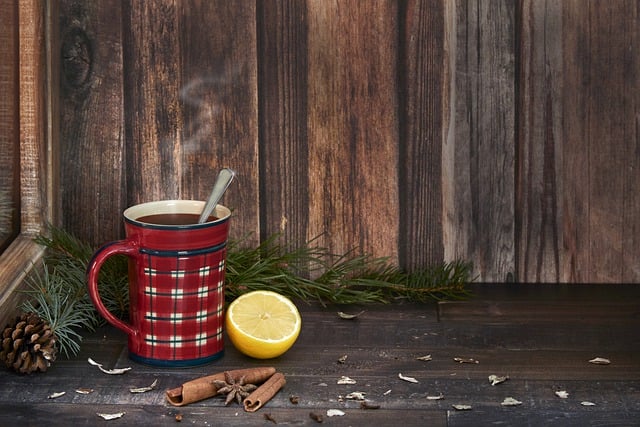 Scarica gratuitamente l'immagine gratuita dell'Avvento di Natale della tazza di tè da modificare con l'editor di immagini online gratuito di GIMP