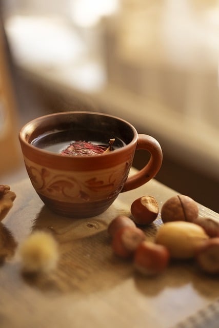 Free download tea cup drink nuts still life free picture to be edited with GIMP free online image editor