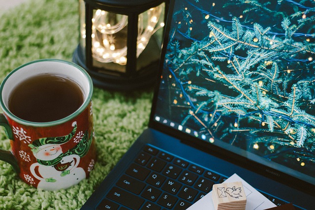 Free download tea laptop christmas new year s eve free picture to be edited with GIMP free online image editor
