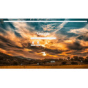Teal to orange sunset  screen for extension Chrome web store in OffiDocs Chromium