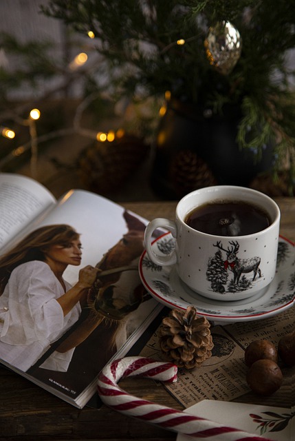 Descarga gratuita de la imagen gratuita de Navidad de año nuevo de la revista Tea para editar con el editor de imágenes en línea gratuito GIMP