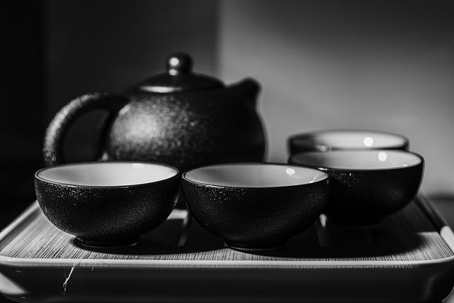 Free download tea tea pot pot cup tea cup tray free picture to be edited with GIMP free online image editor