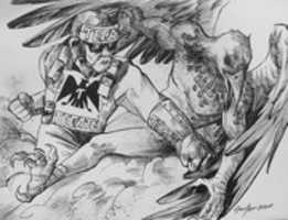 Free download Tecateman vs Hombre Pajaro free photo or picture to be edited with GIMP online image editor