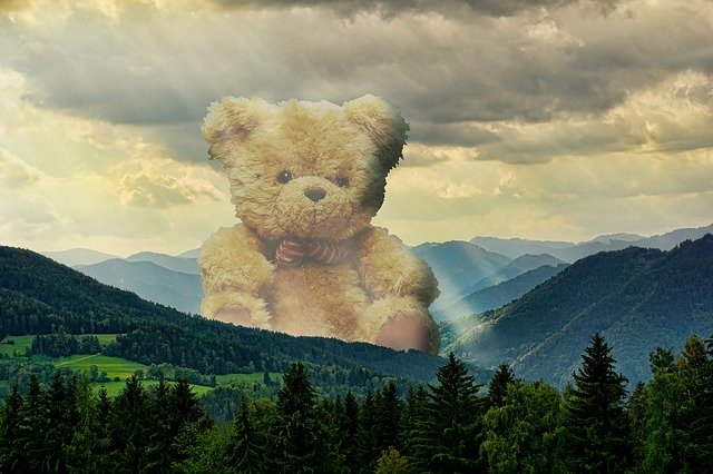 免费下载泰迪熊巨人 - 使用 GIMP 在线图像编辑器编辑的免费照片或图片