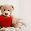 Teddy Bear Holding Heart  screen for extension Chrome web store in OffiDocs Chromium