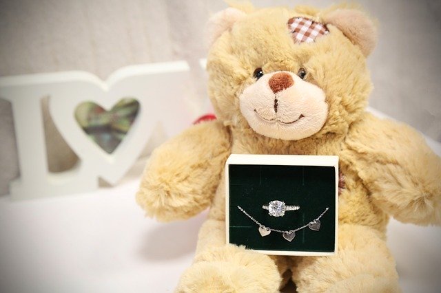 Free download Teddy Jewellery Love -  free photo or picture to be edited with GIMP online image editor