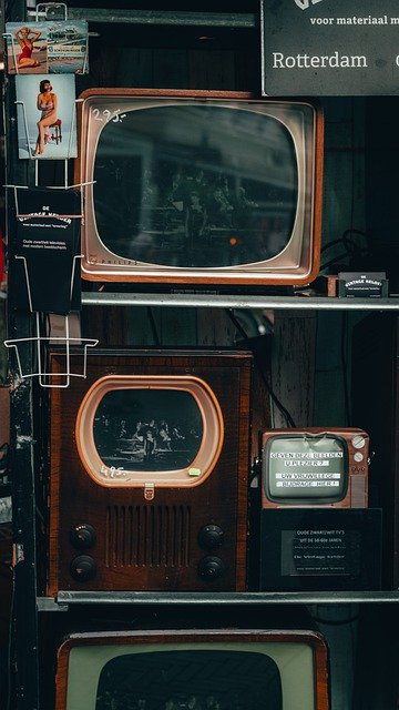 Free download television vintage tv retro media free picture to be edited with GIMP free online image editor