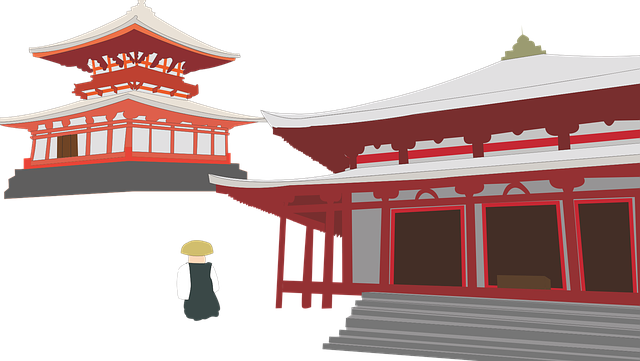 Free download Temple Japan Buddhism - Free vector graphic on Pixabay free illustration to be edited with GIMP free online image editor