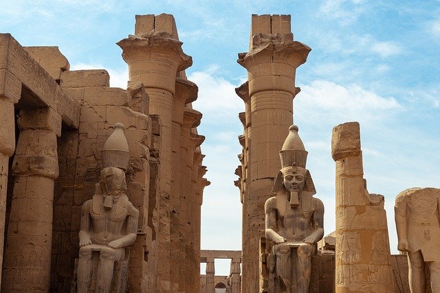 Gratis download Tempel Luxor Egypte - gratis foto of afbeelding om te bewerken met GIMP online afbeeldingseditor