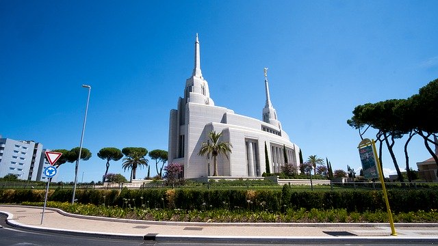 Téléchargement gratuit Temple Mormons Rome - photo ou image gratuite à éditer avec l'éditeur d'images en ligne GIMP