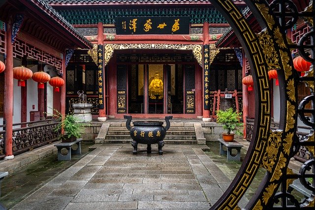 Descarga gratuita Temple Religion China - foto o imagen gratuita para editar con el editor de imágenes en línea GIMP
