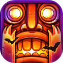 Temple Run 2: Spooky Summit Escape apes in Halloween!  screen for extension Chrome web store in OffiDocs Chromium