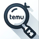Temu Product Finder  screen for extension Chrome web store in OffiDocs Chromium