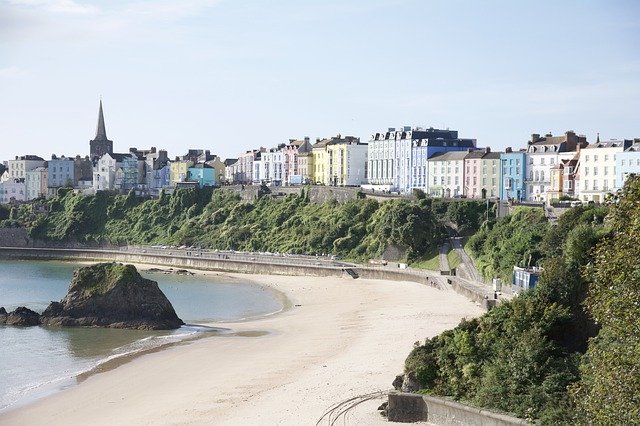 Free download Tenby Beach Seaside -  free photo or picture to be edited with GIMP online image editor