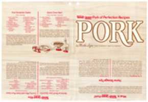 Free download Tender Lean Pork Of Perfection Recipes, c1975 free photo or picture to be edited with GIMP online image editor