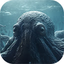 tentacled octopus swims tranquil underwater adventure  screen for extension Chrome web store in OffiDocs Chromium