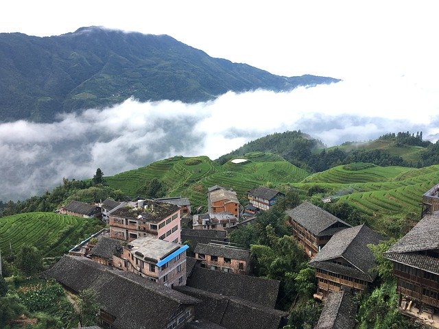 Free download Terrace Longsheng-China Landscape -  free photo or picture to be edited with GIMP online image editor