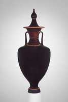 Free download Terracotta amphora with lid (jar) free photo or picture to be edited with GIMP online image editor