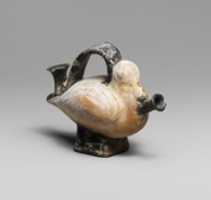 Free download Terracotta askos (flask with a spout and handle over the top) in the form of a duck free photo or picture to be edited with GIMP online image editor