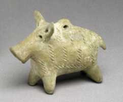 Free download Terracotta boar figurine free photo or picture to be edited with GIMP online image editor
