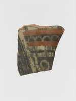 Free download Terracotta fragment of a cup with spiral and bands free photo or picture to be edited with GIMP online image editor