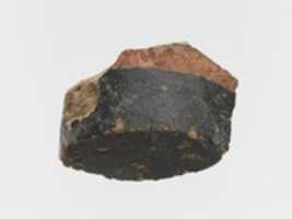 Free download Terracotta fragment of the bottom of a cup with polychrome decoration free photo or picture to be edited with GIMP online image editor