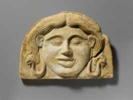 Free download Terracotta gorgoneion antefix (roof tile) free photo or picture to be edited with GIMP online image editor