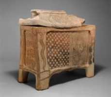 Free download Terracotta larnax (chest-shaped coffin) free photo or picture to be edited with GIMP online image editor