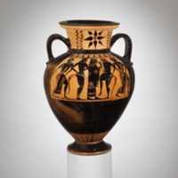 Free download Terracotta neck-amphora (storage jar) free photo or picture to be edited with GIMP online image editor