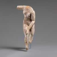 Free download Terracotta nude female statuette, perhaps Aphrodite free photo or picture to be edited with GIMP online image editor