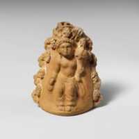 Free download Terracotta oinochoe (jug) with a seated boy free photo or picture to be edited with GIMP online image editor