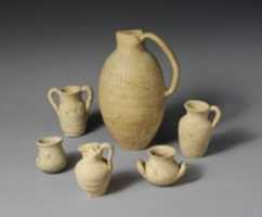 Free download Terracotta olpe (one-handled jug) free photo or picture to be edited with GIMP online image editor