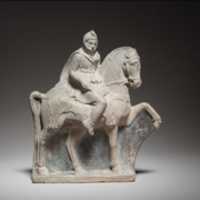 Free download Terracotta statuette of a horseman free photo or picture to be edited with GIMP online image editor