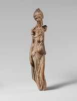 Free download Terracotta statuette of an emaciated woman free photo or picture to be edited with GIMP online image editor