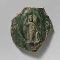 Free download Terracotta vase fragment with relief of Minerva free photo or picture to be edited with GIMP online image editor