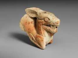Free download Terracotta vase in the form of a ketos (sea monster) free photo or picture to be edited with GIMP online image editor