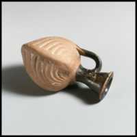 Free download Terracotta vase in the form of two cockle shells free photo or picture to be edited with GIMP online image editor